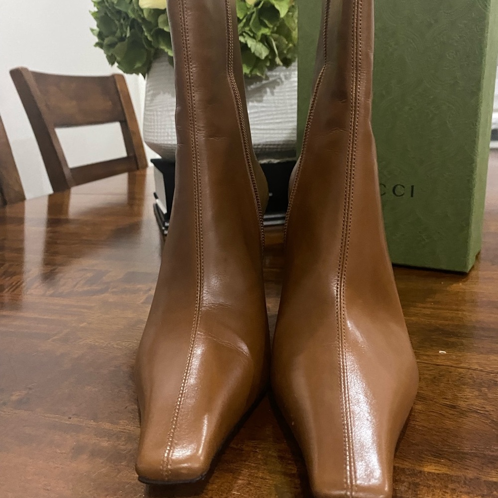 Gucci Marmont leather ankle boots - Picture 11 of 12